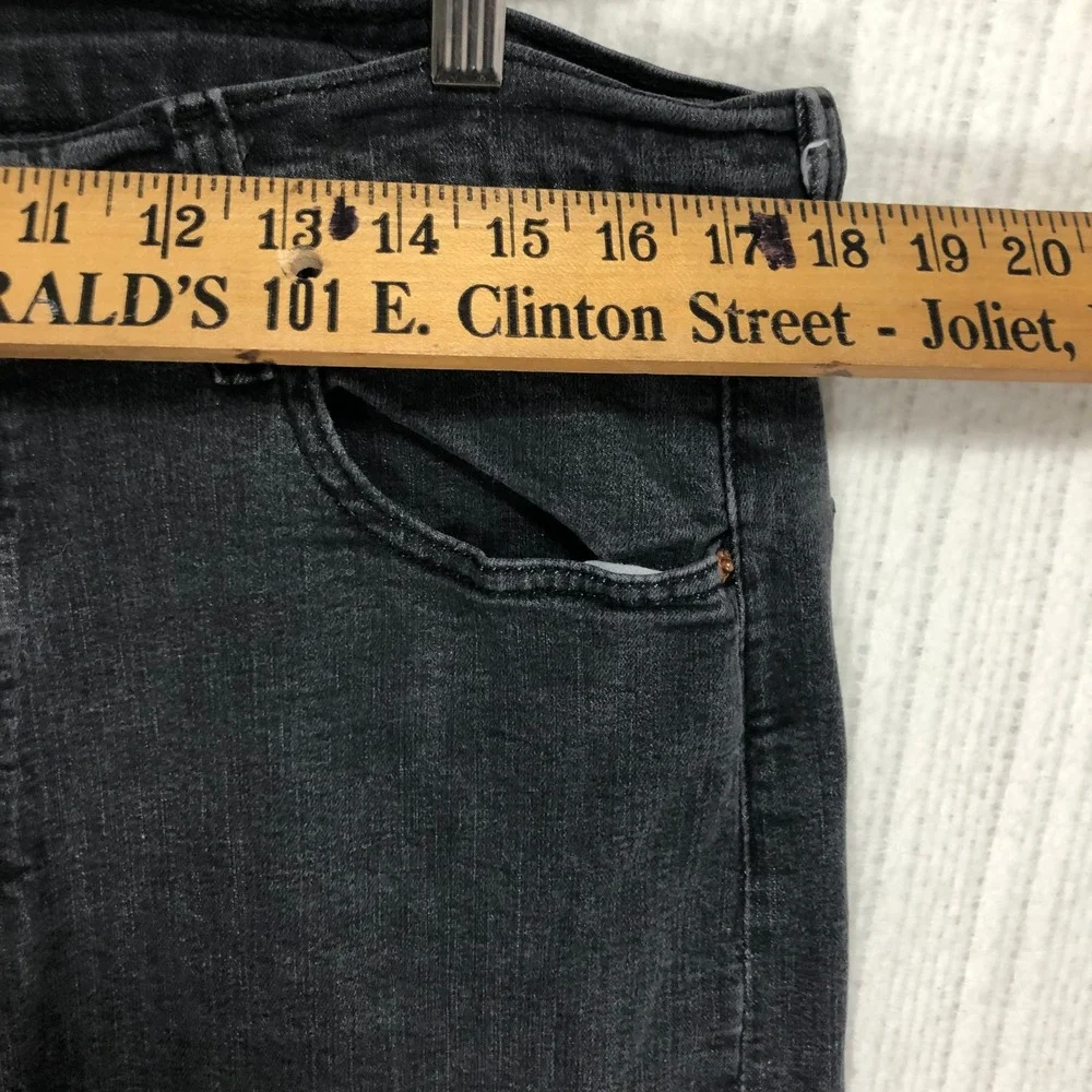 Levis 501 Original Fit Jeans 38x30‎ Faded Black Straight Leg Button Fly Denim